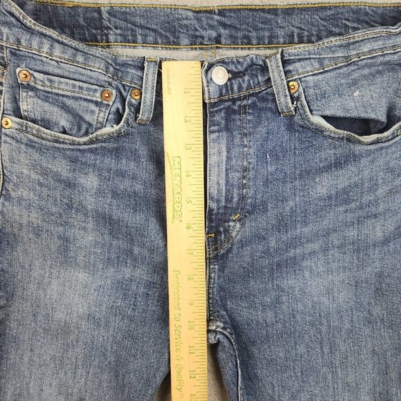 Levi’s 510 Skinny Jeans Mens Size 32 X 30 Blue Faded Wash Denim Stretch Modern - Picture 4 of 16